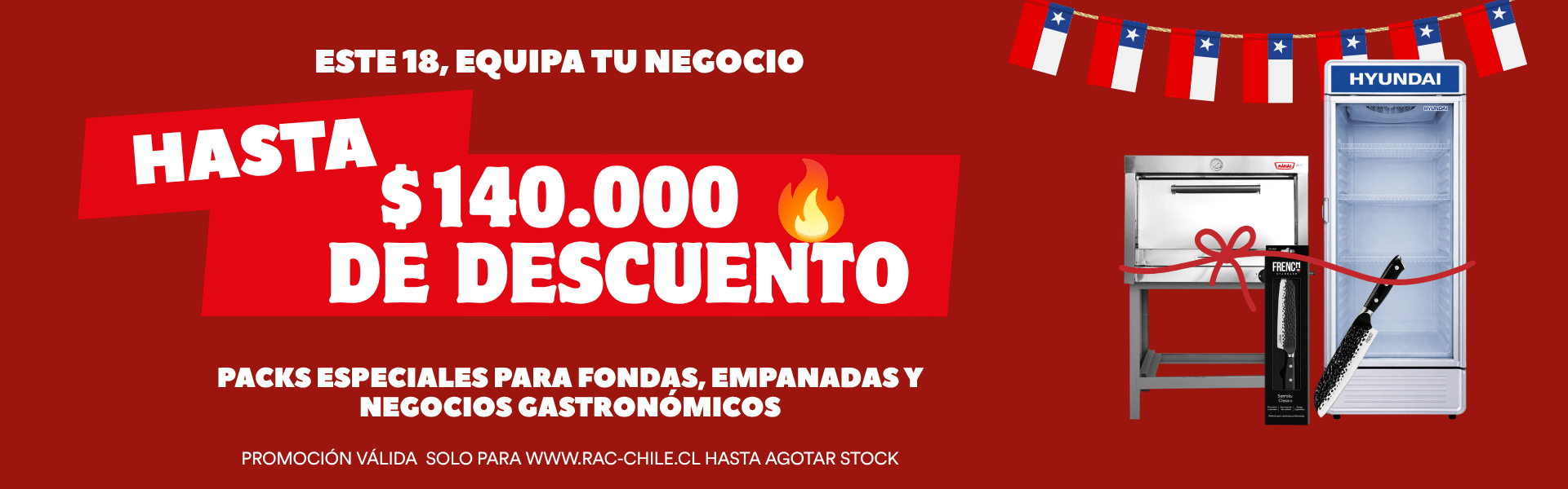PACK 18 FIESTAS PATRIAS RAC CHILE