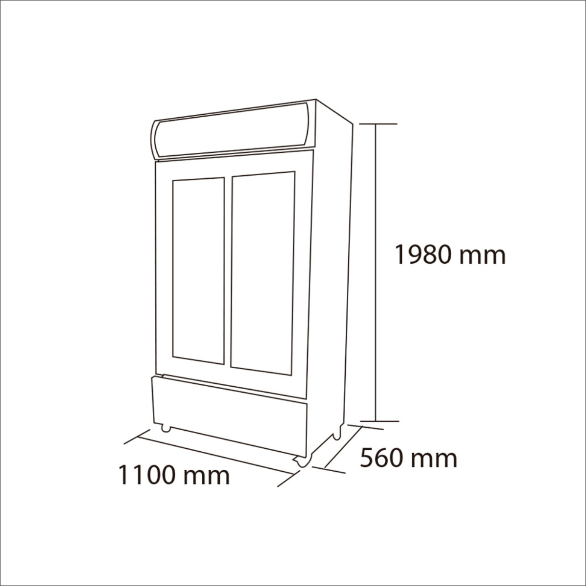 Visicooler 800 lt. RAC CHILE 2