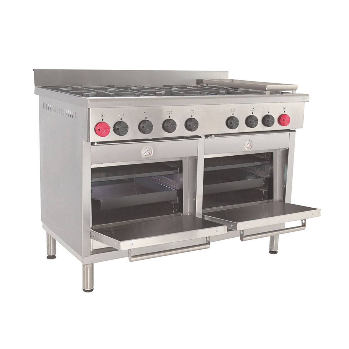 COCINA 6 PLATOS 2 HORNOS CON CHURRASQUERA RAC-CHILE 2