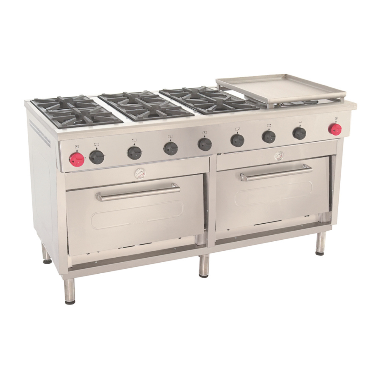 COCINA 6 PLATOS 2 HORNOS CHURRASQUERA GRANDE. RAC CHILE