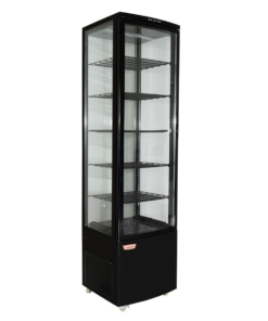 Vitrina pastelera 288 lt. Negra RAC CHILE