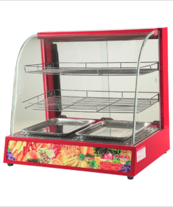 Exhibidor curvo mantenedor de calor RAC CHILE