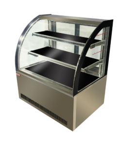 Vitrina pastelera curva 100x75x120cm RAC CHILE