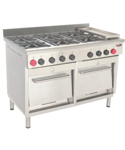 COCINA 6 PLATOS 2 HORNOS CON CHURRASQUERA RAC-CHILE