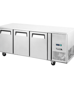 Mesón refrigerado 3 puertas estático