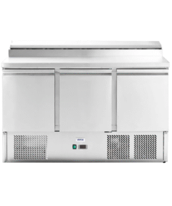 Mesón saladette 3 ptas, Ac. inox. RAC CHILE