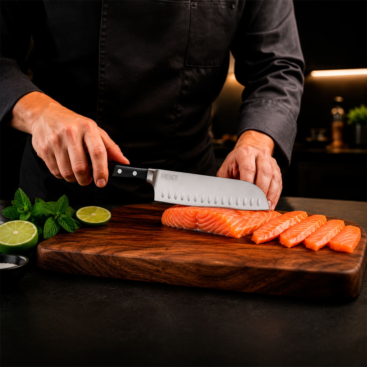 Santoku Alveolado 18 cm FS-SA02 FRENCH STANDARD RAC CHILE 3