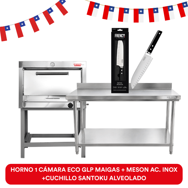 PACK 18 LA EMPANÁ | Mesón + Santoku + Horno Maigas