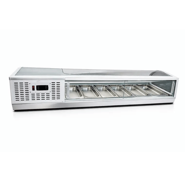 Vitrina Sushi Blanca Curva 1529 mm. RAC CHILE