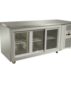 Meson Bajo Refrigerado 3 P. Vidrio / Correderas
