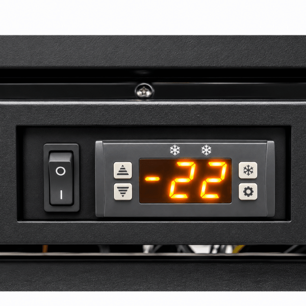 Freezer vertical 2 puertas de vidrio 800 lts