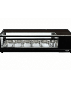 Vitrina Sushi Negra Recta 1529 mm RAC CHILE
